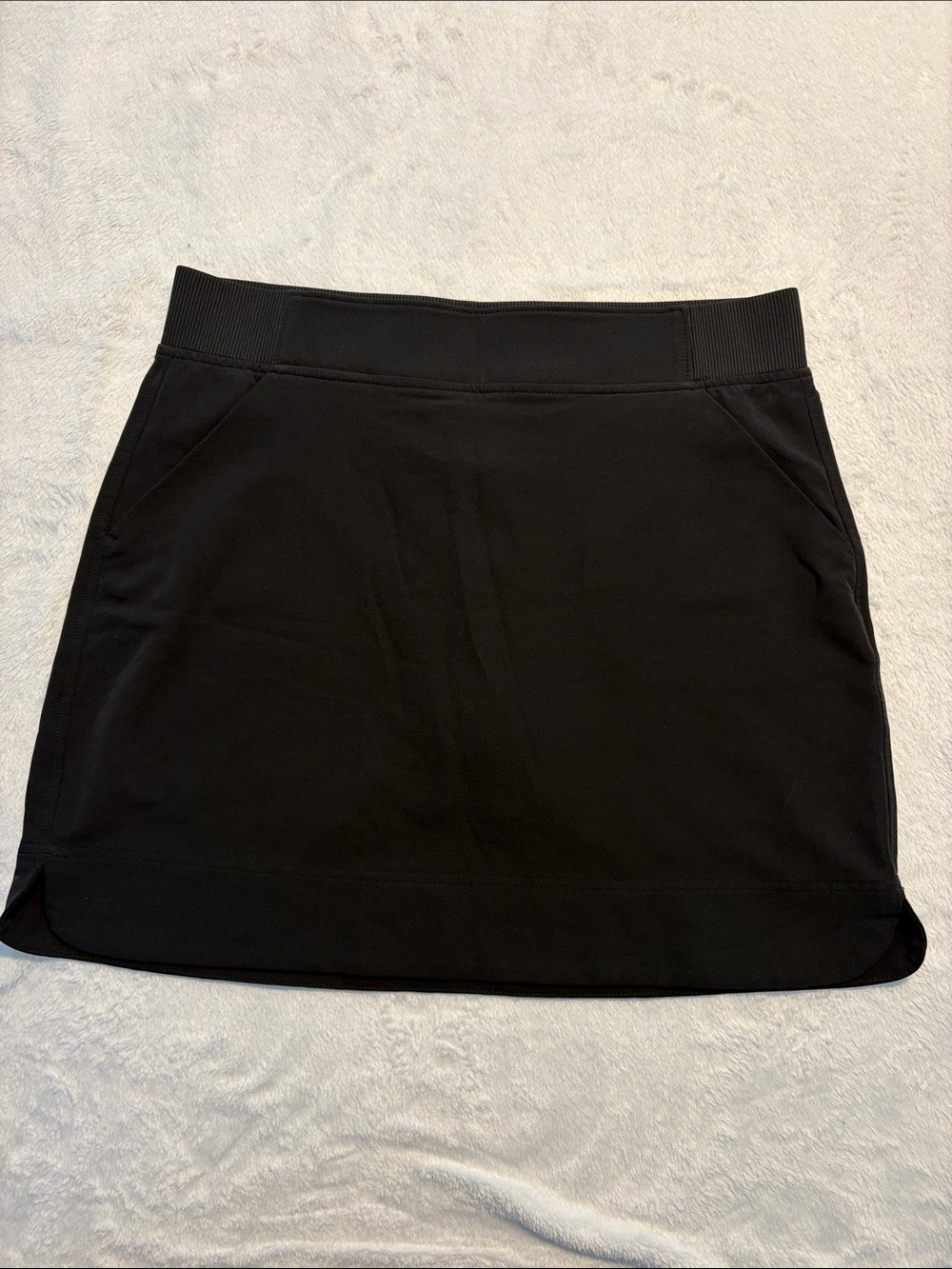 Classic Black Pull-On Mini Skirt